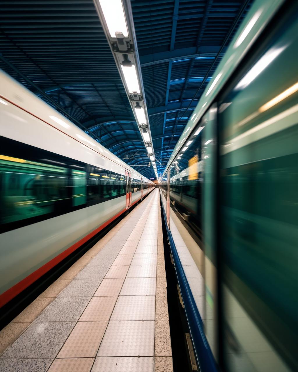 High-speed rail train